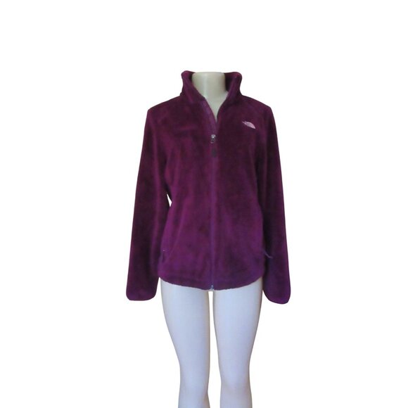 The North Face Osito Purple Fleece Full Zip Jacket Size M - Picture 2 of 8